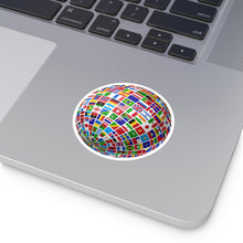 Sticker: Globe of Flags