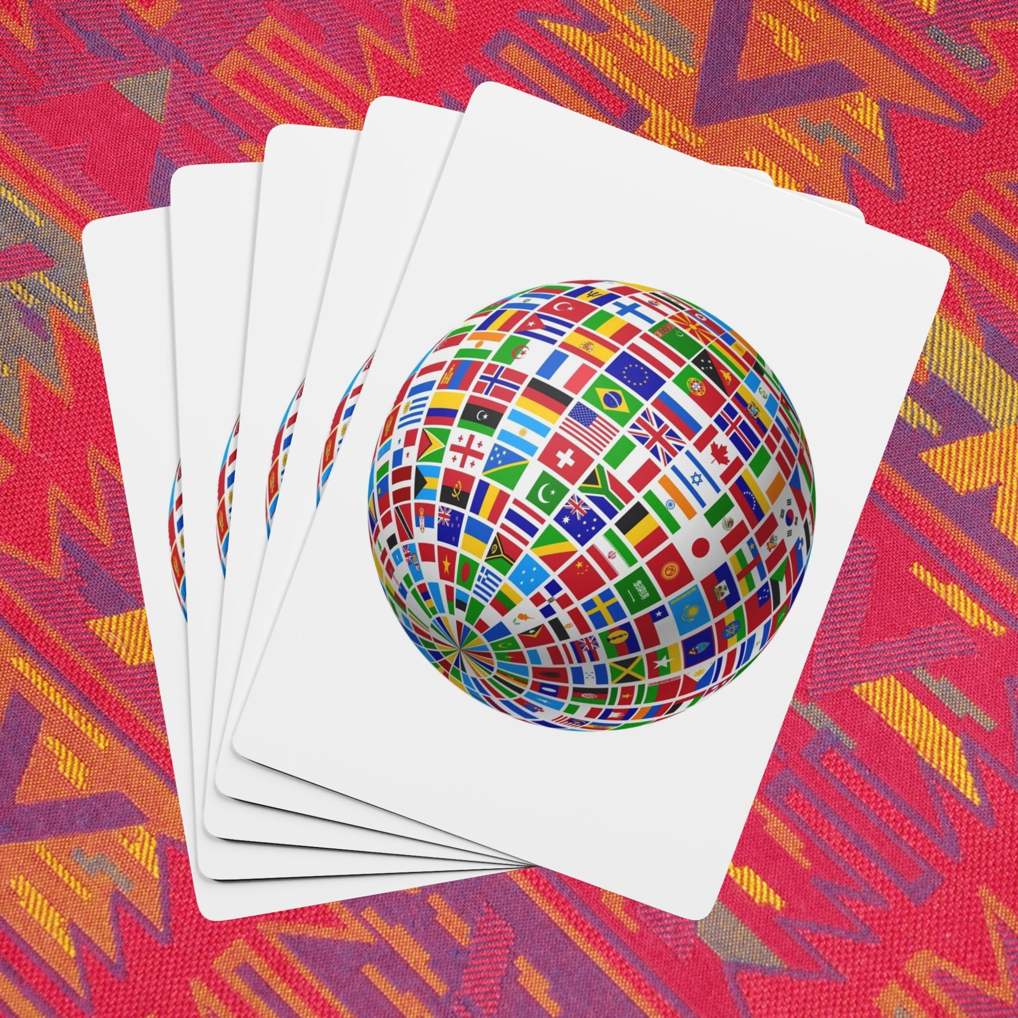 Deck of Cards: Globe of Flags