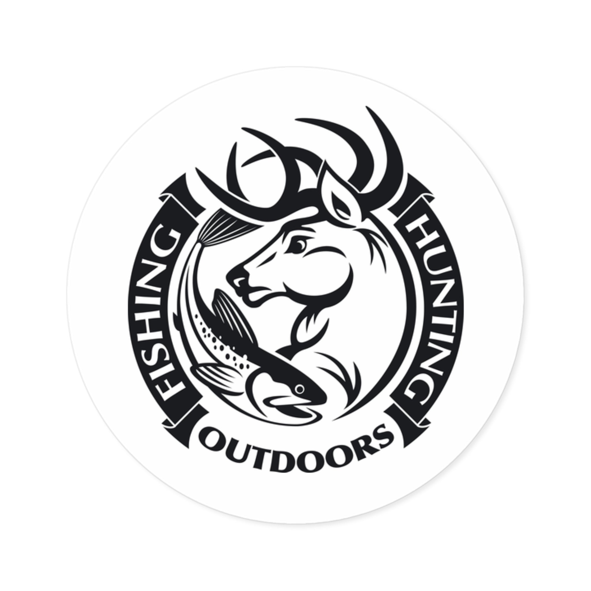 Sticker: Fishing & Deer Hunting