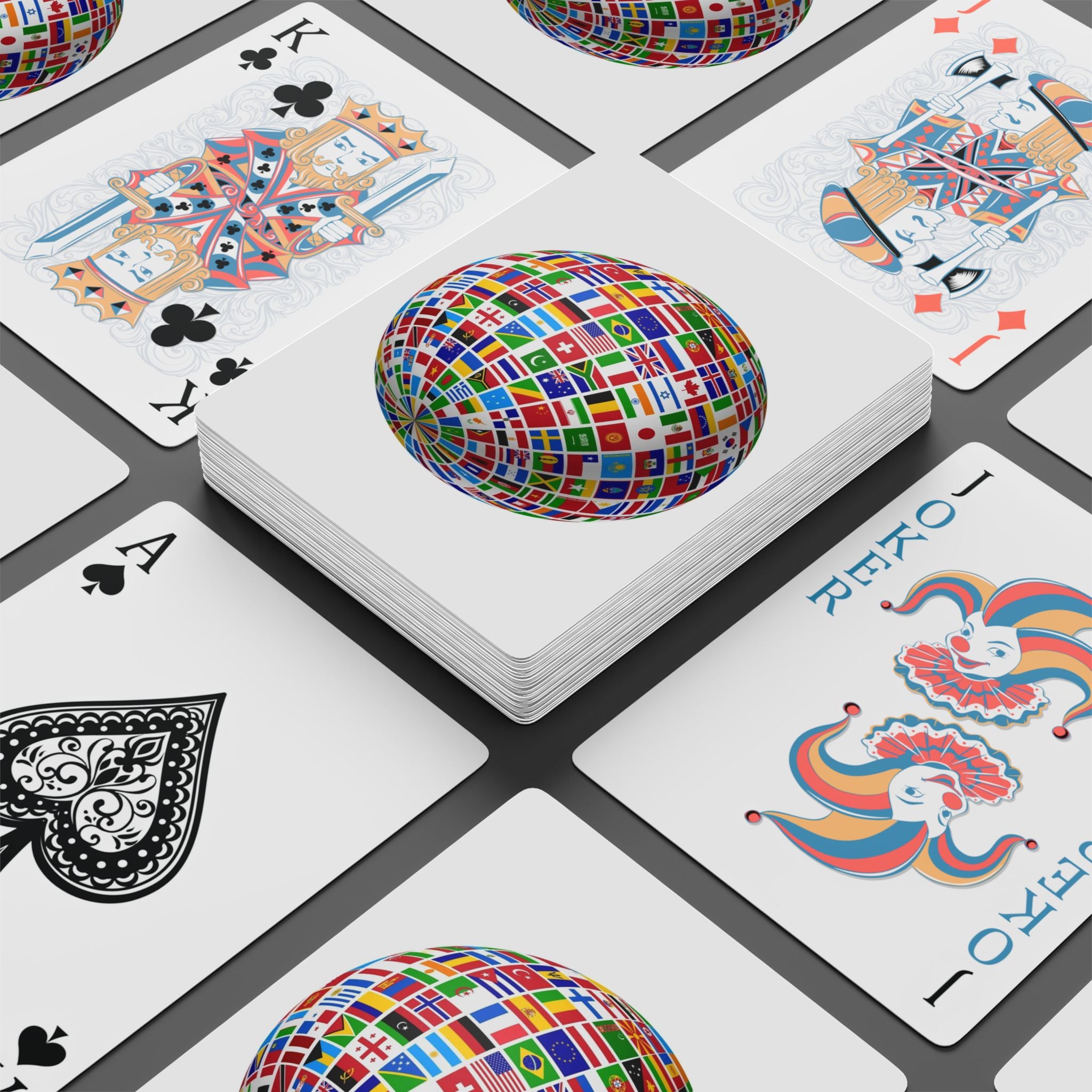 Deck of Cards: Globe of Flags